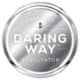 The Daring Way Accreditation Logo 80 by 80 pixels silver