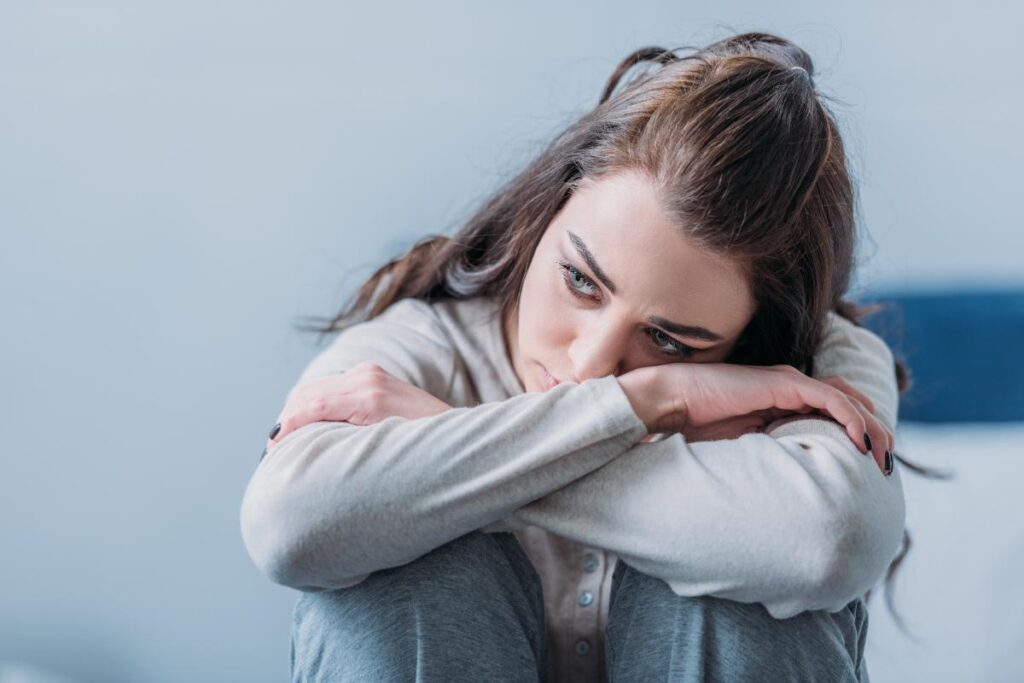 Woman displaying common addictive behaviors